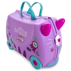 TRUNKI Jeżdżąca walizeczka Kotek Cassie TRU-0322 Walizka na kółkach