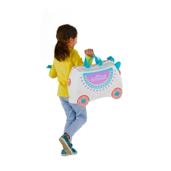 TRUNKI Jeżdżąca walizeczka Lama Lola TRU-0356 Walizka na kółkach