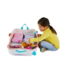 TRUNKI Jeżdżąca walizeczka Lama Lola TRU-0356 Walizka na kółkach