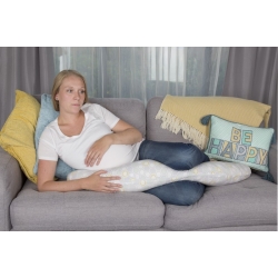 Poduszka Rogal Comfi-Mum 5w1 bambusowa - Plaster Miodu pastelowy - dla kobiety w ciąży i do karmienia dziecka