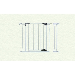 Rozszerzenie do bramki zabezpieczającej na schody Dreambaby LIBERTY metalowe białe wysokość 76 cm szerokość 18 cm