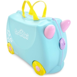 TRUNKI Jeżdżąca walizeczka Jednorożec Unicorn Una TRU-0287 Walizka na kółkach + naklejki