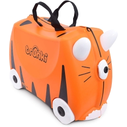 TRUNKI Jeżdżąca walizeczka Tygrysek Tiger Tipu Orange TRU-T085 Walizka na kółkach