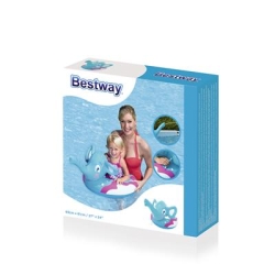 Bestway 36116 Elephant koło do pływania zielono pomarańczowy