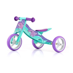 Milly Mally pojazd JAKE DOLPHIN rowerek biegowy trójkołowy lub dwukołowy pojazd dla dziecka