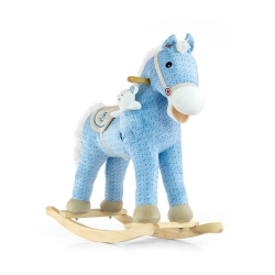 Konik na biegunach PONY BLUE firmy Milly Mally