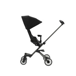 Qplay EASY Black wózek dziecięcy - lekki, dwustronny wózeczek spacerówka