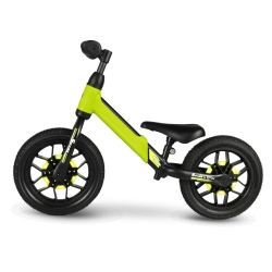 Rowerek biegowy dla dziecka SPARK Green z kołami LED QPlay Milly Mally