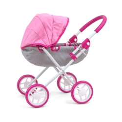 Milly Mally wózek dla lalek Dori Prestige Pink