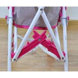 Milly Mally wózek dla lalek Julia Prestige Pink