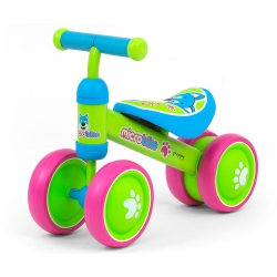 Milly Mally pojazd MICRO PUPPY czterokołowy, stabilny jeździk dla dziecka