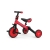 Milly Mally OPTIMUS RED rowerek 3w1 biegowy dwukołowy przerabiany na trójkołowy z pedałami