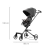 Qplay EASY Grey wózek dziecięcy - lekki, dwustronny wózeczek spacerówka
