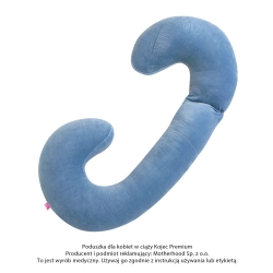 Motherhood Kojec PREMIUM kolor Classics Niebieski 2024 luksusowa poduszka dla kobiet w ciąży i po porodzie