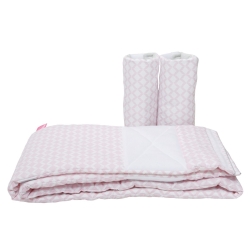 Motherhood ochraniacz do łóżeczka CLASSICS RÓŻOWY