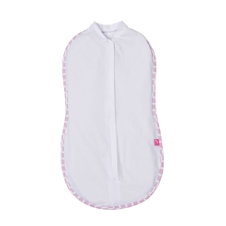 Otulaczek Zip&Swaddle rozmiar 1 (2,5-5 kg) Motherhood Classics różowy 1 sztuka