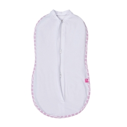 Otulaczek Zip&Swaddle dwupak rozmiar 1 (2,5-5 kg) Motherhood Classics różowy 2 sztuki