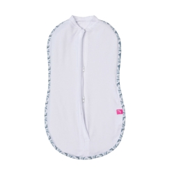 Otulaczek Zip&Swaddle rozmiar 1 (2,5-5 kg) Motherhood Niebieskie Ptaszki 1 sztuka