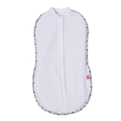 Otulaczek Zip&Swaddle rozmiar 1 (2,5-5 kg) Motherhood Szare Ptaszki 1 sztuka