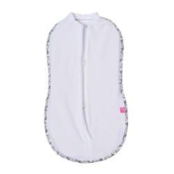 Otulaczek Zip&Swaddle rozmiar 1 (2,5-5 kg) Motherhood Szare Ptaszki 1 sztuka