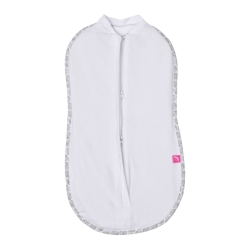 Otulaczek Zip&Swaddle dwupak rozmiar 1 (2,5-5 kg) Motherhood Szare Rybki 2 sztuki