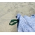 Ręcznik plażowy z organicznego muślinu bawełnianego 100x175 cm Motherhood Czarne Kropeczki