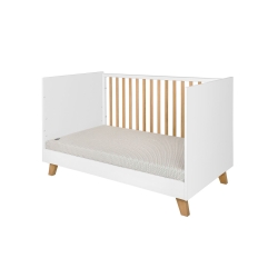 Novelies ZARA WHITE łóżeczko 140x70 cm z opcją tapczanika