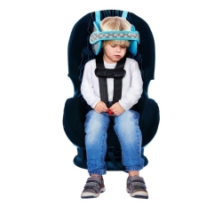NapUp Blue opaska podtrzymująca główkę dziecka w foteliku samochodowym