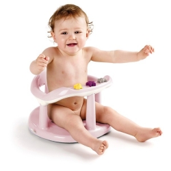 Thermobaby krzesełko do kąpieli JASNORÓŻOWE wkład do wanny dla dziecka