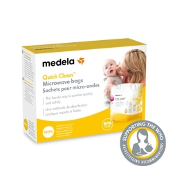 Medela Torebki do sterylizacji w mikrofalówce Quick Clean™ 5 torebek do dezynfekcji w kuchence mikrofalowej