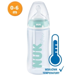 Butelka antykolkowa NUK First Choice+ Anti-colic Professional 300ml smoczek silikonowy 0-6 m-cy M