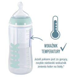 Butelka antykolkowa NUK First Choice+ Anti-colic Professional 300ml smoczek silikonowy 0-6 m-cy M