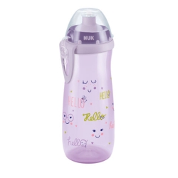 Kubek Sports Cup 450 ml z silikonowym ustnikiem sportowym NUK 255412 fioletowy