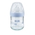 Butelka szklana NATURE SENSE 120 ml ze smoczkiem silikonowym NUK 747088 RÓŻ