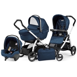 Peg Perego BOOK XL Sportivo Modular GEO NAVY na stelażu WHITE BLACK