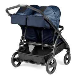 Peg Perego Book for Two Classico INDIGO wózek dla bliźniąt