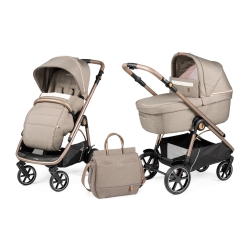 Peg Perego VELOCE Mon Amour zestaw 2w1 stelaż z gondolą + spacerówka