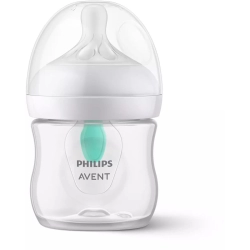 Avent Philips Responsywna butelka 125 ml Natural z nakładką antykolkową AirFree SCY670/01