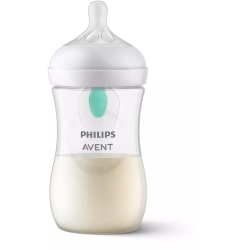 Avent Philips Responsywna butelka 260 ml Natural z nakładką antykolkową AirFree SCY673/01
