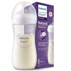 Avent Philips Zestaw startowy Responsywna butelka 260 ml Natural SCY903/01 + 125 ml SCY900/00