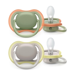 Avent Philips 2 Smoczki Soother Ultra AIR SCF085/20 Boy smoczek dla dziecka 6-18 m-cy