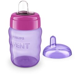 Avent Philips Kubek niekapek z miękkim ustnikiem silikonowym 260ml 9m+ Łatwe picie SCF553/03