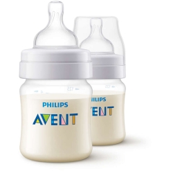 Avent Philips CLASSIC butelki do naturalnego karmienia 2x125 ml PP BPA Free Classic SCF560/27 dwupak