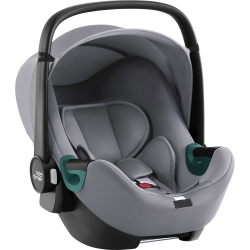 Baby-Safe 3 i-Size Frost Grey zestaw fotelik z bazą FLEX BASE iSENSE Britax-Romer nosidełko dla dziecka 0-13 kg