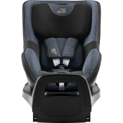 DUALFIX Pro M Blue Marble obrotowy fotelik samochodowy RWF i-Size Britax Romer dla dziecka do 19 kg
