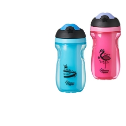 Tommee Tippee 12m+ Bidon Łyczek NEW Active Drinking 260 ml kubek termiczny niebieski