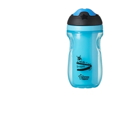 Tommee Tippee 12m+ Bidon Łyczek NEW Active Drinking 260 ml kubek termiczny niebieski