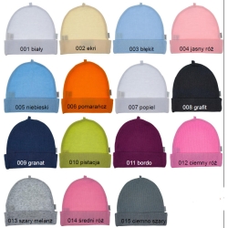AKMA czapka Smerfik rozmiary 34-40 cm różne kolory
