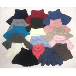 BARBARAS ciepły golfik komin dziecięcy-różne kolory