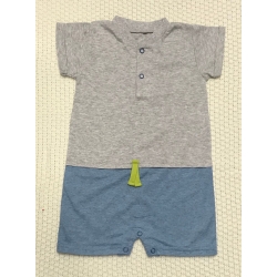 Barnaba cieniutki rampers na lato 62 i 80 cm body z krótkim rękawem model 6401
